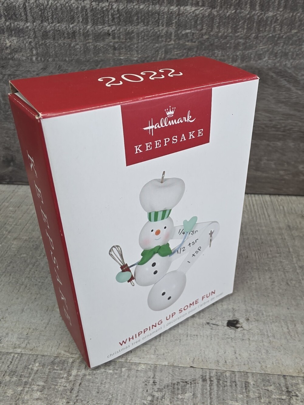 Cooking Snowman Ornament Whipping Up Some Fun Christmas Hallmark Keepsake g50